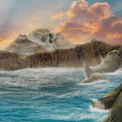 treasure island. Projekt z dziedziny Trad, c i jna ilustracja użytkownika paulo Junior - 09.09.2021