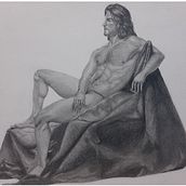 Mi Proyecto del curso: Dibujo realista de la figura humana. Traditional illustration, Fine Arts, Sketching, Pencil Drawing, Drawing, Realistic Drawing, and Figure Drawing project by José L Regalado H - 09.09.2021