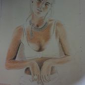 Mi Proyecto del curso:  Retrato realista con lápices de colores. Traditional illustration, Fine Arts, Pencil Drawing, Drawing, Portrait Drawing, Realistic Drawing, Artistic Drawing, and Design project by Tomás Caicedo Peláez - 09.07.2021