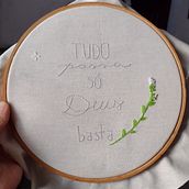 Meu projeto do curso: Técnicas básicas para bordado de letras. Embroider project by kev_nny - 09.08.2021