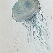 Meu projeto do curso: Técnicas modernas de aquarela. Traditional illustration, Fine Arts, Painting, and Watercolor Painting project by Ana Costa - 09.09.2021