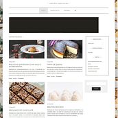 Portafolio - página web sobre recetas (en wordpress). Web Design, and Design project by Sara Cabrera Bacallado - 09.09.2021