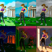 Mi Proyecto del curso: Principios de iluminación para pintura digital. Traditional illustration, Digital Illustration, Digital Painting, Design, Graphic Design, and Lighting Design project by Moisés Celis - 09.10.2021