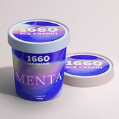 1660 Ice Cream. Logo Design, Design, Advertising, Br, ing, Identit, Graphic Design, and Packaging project by Wuilliams Calvete - 09.05.2021