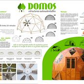 Domos estructuras autosustentables. Information Design & Infographics project by Claudia Bisset Delgado - 09.10.2021