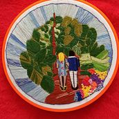 Mi Proyecto del curso: Introducción al bordado botánico Ein Projekt aus dem Bereich Stickerei von Adela Duque Gutierrez - 10.09.2021