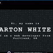 Hero section with interactive background. Desenvolvimento Web, e Motion Graphics projeto de barton_w13 - 11.09.2021