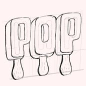 Poppp. Lettering, Digital Lettering, and 3D Lettering project by Joselin Grisel - 09.11.2021