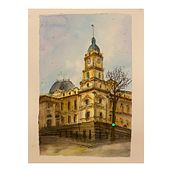 My project in Architectural Sketching with Watercolor and Ink course Ein Projekt aus dem Bereich Skizzenentwurf, Zeichnung, Aquarellmalerei, Architektonische Illustration, Sketchbook und Illustration mit Tinte von jessicachok331 - 11.09.2021