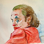 Il mio progetto del corso: Ritratto artistico ad acquerello. Fine Arts, Painting, Watercolor Painting, and Portrait Drawing project by Emanuela Cianfrocca - 09.12.2021