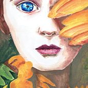 Miranda B.. Fine Arts, Painting, Watercolor Painting, and Portrait Drawing project by nathalie_p - 09.12.2021