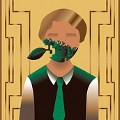 My project in Art Deco Style for Digital Illustration course. Traditional illustration, Fine Arts, Poster Design, and Digital Illustration project by furkan - 08.31.2021