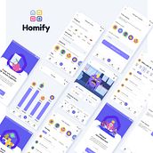App Homify. Un proyecto de Diseño, UX / UI y Diseño gráfico de sdamico_dg - 29.05.2021