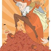 Creating a Character Design lineup for a Fantastic Mr Fox animated series. Character Design, and Traditional illustration project by Julia Beddows - 05.07.2020