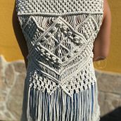 Mi Proyecto del curso: Macramé: crea prendas de ropa únicas. Accessor, Design, Arts, Crafts, Fiber Arts, and Macramé project by incarti73 - 09.12.2021