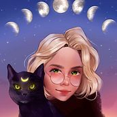 Meu projeto do curso. Traditional illustration, Drawing, Digital Illustration, Portrait Drawing, Digital Drawing, and Digital Painting project by Carolina Freitas - 09.13.2021