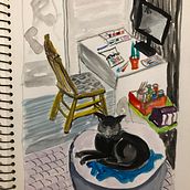 My project in Exploratory Sketchbook: Find Your Drawing Style course. Traditional illustration, Sketching, Creativit, Drawing, Watercolor Painting, Sketchbook, and Gouache Painting project by mjel.63 - 08.18.2021