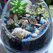 Mi Proyecto del curso: Arte vegetal: crea tu propio terrario abierto. Interior Design, L, scape Architecture, Decoration, DIY, Floral, and Plant Design project by Nilda Horna - 01.04.2022
