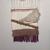 Mi Proyecto del curso: Introducción al tejido en telar de bastidor. Een project van Ontwerp van accessoires,  Interieurdecoratie y Textiel van denigloria - 13.09.2021