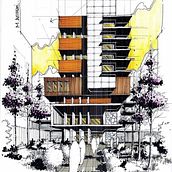 Diseño de comercios e interiores . Un projet de Architecture , et Architecture d'intérieur de Andrea Rosales - 13.09.2021