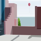 Minimalist Illustration Collection. Traditional illustration, Design, Fine Arts, Graphic Design, and Digital Architecture project by Udara Jayasanka - 09.12.2021