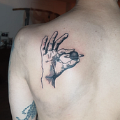 linea relleno y puntillismo . Tattoo Design project by luisamordellano - 09.08.2021
