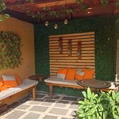 Terraza en mi jardín . Design de interiores projeto de Javier Ulate - 13.09.2021