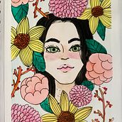 Meu projeto do curso: Animalário botânico: aquarela, tinta e grafite. Traditional illustration, Fine Arts, Painting, Drawing, Watercolor Painting, Botanical Illustration, Ink Illustration, and Naturalistic Illustration project by pamellarocab - 09.13.2021