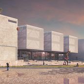 Mi Proyecto del curso: Centro de Extensión - R.Paúl Alarcón. Photo Retouching, Digital Photograph, Digital Architecture, ArchVIZ, Photomontage, and Matte Painting project by Paúl Alarcón Fernánedz - 09.12.2021