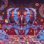 Metamorphical Senses. Een project van Digitale illustratie, Traditionele illustratie,  Digitaal schilderij,  Ontwerp y Digitale tekening van Tiffany Minsal - 01.08.2019