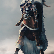 My project in Digital Character Painting course. Traditional illustration, Character Design, and Digital Illustration project by Julia Erika Inmenzo - 09.14.2021
