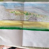 Mi Proyecto del curso: Cuaderno de viaje en acuarela. Traditional illustration, Watercolor Painting, Architectural Illustration, and Sketchbook project by acuevas123 - 09.14.2021