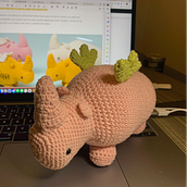 Mi Proyecto del curso: Diseño y creación de amigurumis. Arts, Crafts, To, Design, Fiber Arts, DIY, Crochet, and Amigurumi project by Laura Tomassi - 09.13.2021