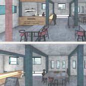 My project in Interior Design for Restaurants course. Interior Architecture, Interior Design, Interior Decoration, and Retail Design project by Mary Kappatou - 10.14.2020