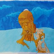 Portavoz. Traditional illustration, Ink Illustration, and Drawing project by Sergio Venegas - 08.15.2021