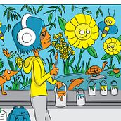 My project in Doodle-Style Vector Illustration course. Traditional illustration, Vector Illustration, and Digital Illustration project by Kerri - 09.10.2021