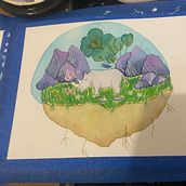 Mi Proyecto del curso: Técnicas de ilustración con acuarela y gouache. Traditional illustration, Fine Arts, Painting, Watercolor Painting, Children's Illustration, and Gouache Painting project by nadiaggutierrezc - 09.15.2021