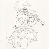 Il mio progetto del corso: Illustrazione per fumetti: anatomia di un supereroe. Un proyecto de Ilustración tradicional, Diseño de personajes, Cómic, Dibujo a lápiz y Dibujo anatómico de Andrea Modugno - 15.09.2021