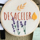 Meu projeto do curso: Técnicas básicas para bordado de letras. Embroider project by glau_exposito - 09.15.2021