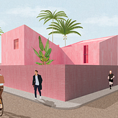 Meu projeto do curso: Representação gráfica de projetos arquitetônicos. Architecture, Graphic Design, Interior Architecture, Interior Design, L, scape Architecture, Collage, Digital Architecture, and Architectural Illustration project by Ramon Ledo - 09.15.2021