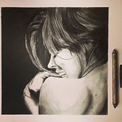 My project in Artistic Charcoal Portraiture: Creating Atmosphere course. Traditional illustration, Fine Arts, Drawing, Portrait Drawing, Realistic Drawing, and Artistic Drawing project by Tom Itterbeek - 09.15.2021