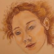 My project in Portrait Sketchbooking: Explore the Human Face course. Sketching, Drawing, Portrait Drawing, Artistic Drawing, and Sketchbook project by jerriej - 09.16.2021