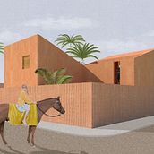 Mi Proyecto del curso: Representación gráfica de proyectos arquitectónicos. Architecture, Graphic Design, Interior Architecture, Interior Design, L, scape Architecture, Collage, Digital Architecture, and Architectural Illustration project by Begoña Pardo Navarro - 09.16.2021
