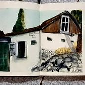 Sketching Ithaca . Projekt z dziedziny Sketchbook,  R i sunek użytkownika Lydia Veneri - 16.09.2021