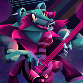 Meu projeto do curso: Ilustração geométrica com volume. Un progetto di Illustrazione tradizionale, Character design e Illustrazione digitale di David Vinícius Marques - 21.11.2021