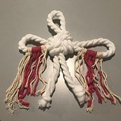Mi Proyecto del curso: Muestrario de nudos de macramé . Accessor, Design, Arts, Crafts, Fiber Arts, and Macramé project by Abby Villarreal - 09.17.2021