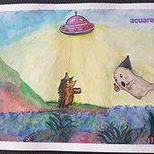 Mi Proyecto del curso: Técnicas de ilustración con acuarela y gouache. Un progetto di Illustrazione tradizionale, Belle arti, Pittura, Pittura ad acquerello, Illustrazione infantile e Pittura gouache di Beatriz - 17.09.2021
