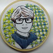 Meu projeto do curso: Criação de retratos bordados . % Lilian Porpilia tarafından hazırlanan Nakış projesi - 09.16.2021