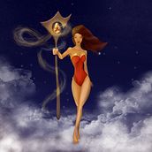 Mystic stone. Traditional illustration, Character Design, and Painting project by Katsiaryna Lukashevich - 09.18.2021
