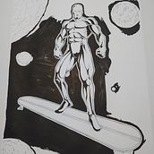 Mi Proyecto del curso: Técnicas de entintado para cómic e ilustración. Traditional illustration, Fine Arts, Painting, Comic & Ink Illustration project by Ali Gonza - 09.18.2021